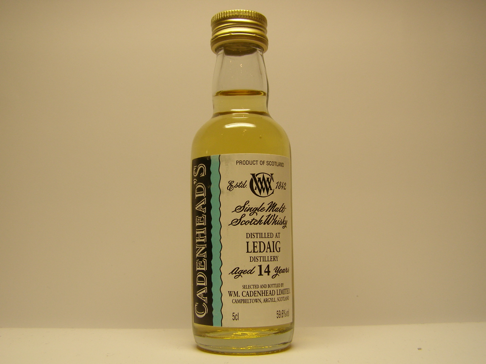 Ledaig SMSW 14yo "Cadenhead´s" 5cl 59,6%vol