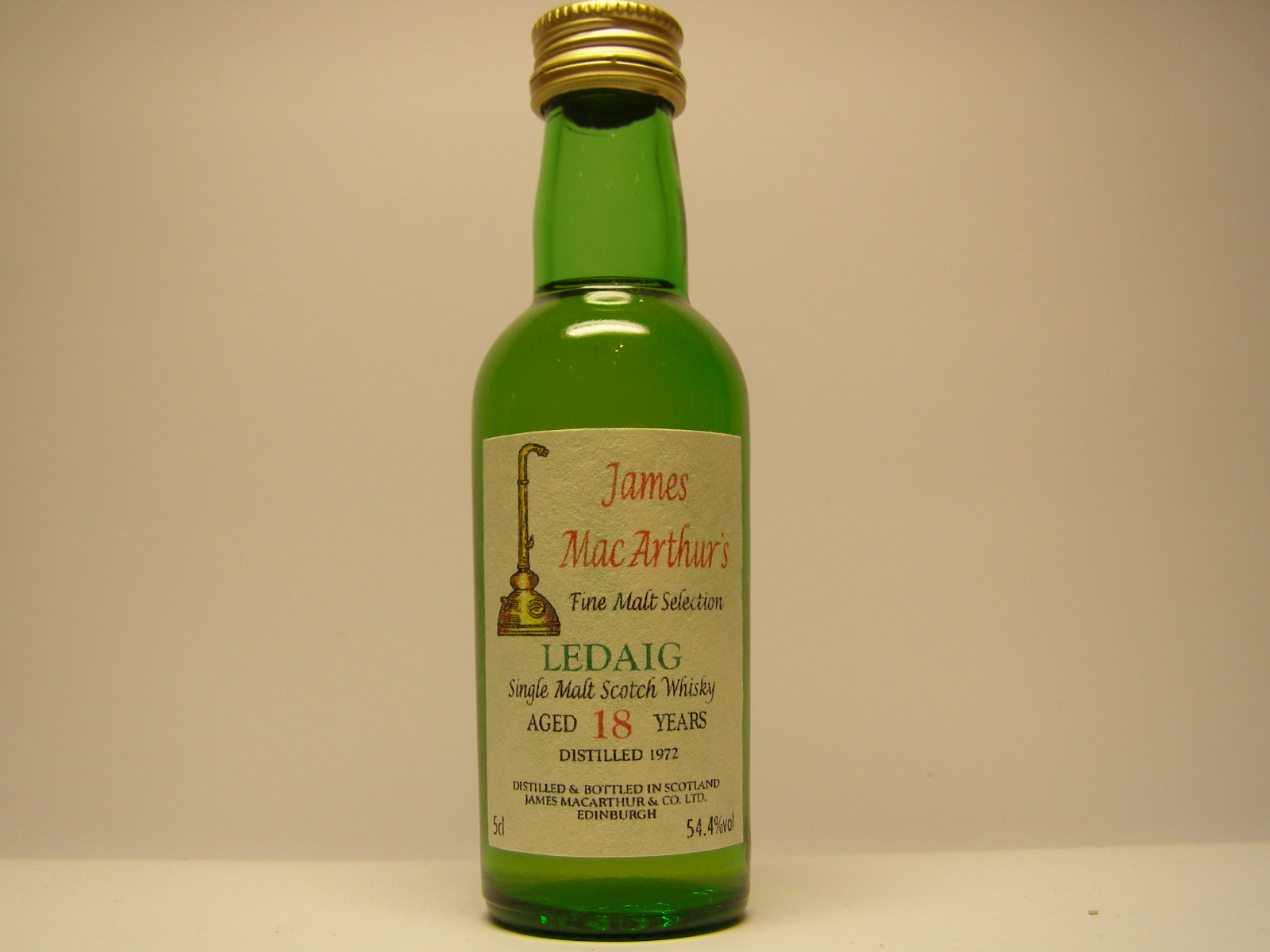 Ledaig SMSW 18yo 1972 "James MacArthur´s" 5cl 54,4%vol