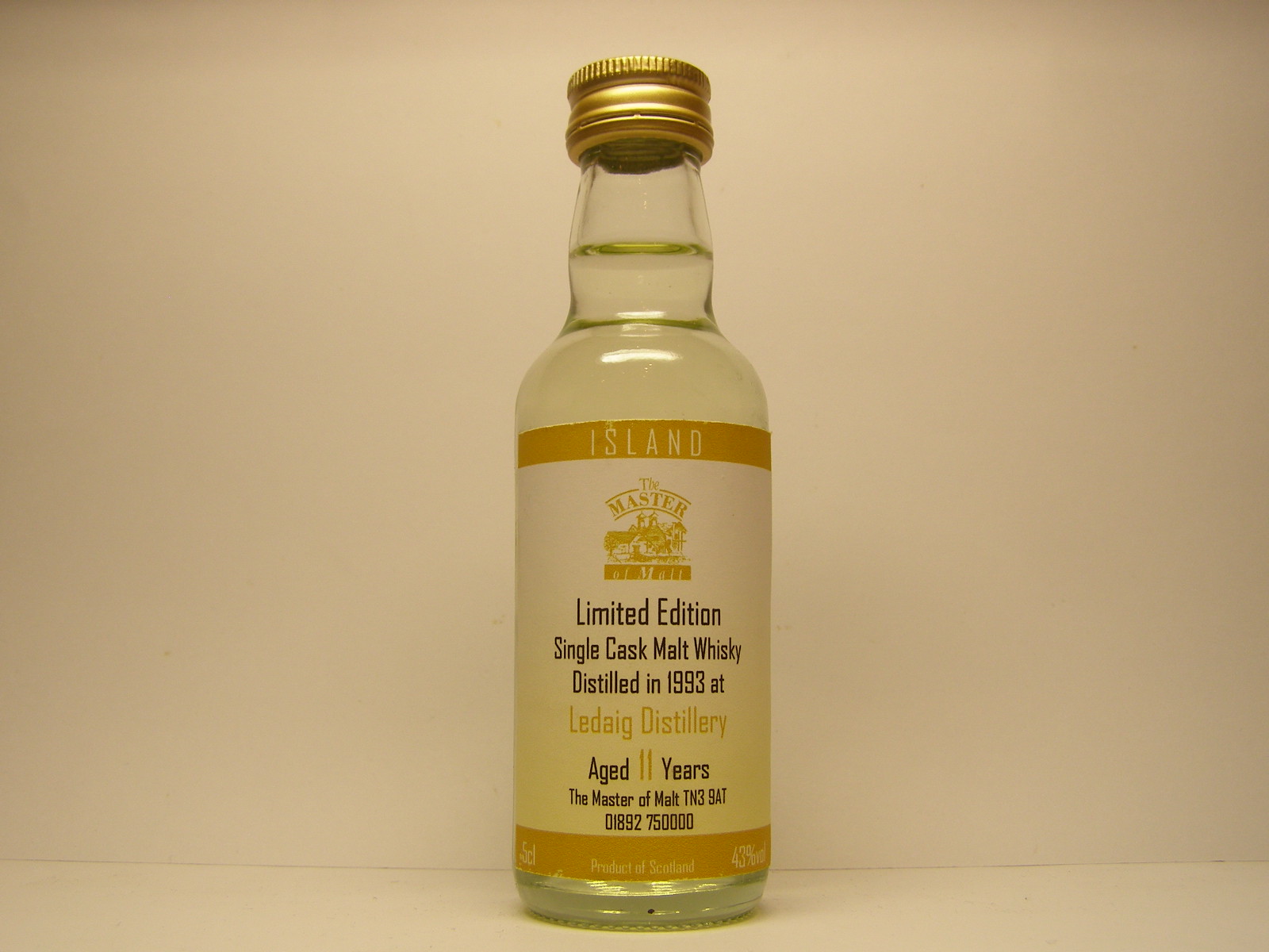 ISCMW 11yo 1993 "Master of Malt" 5cl 43%vol