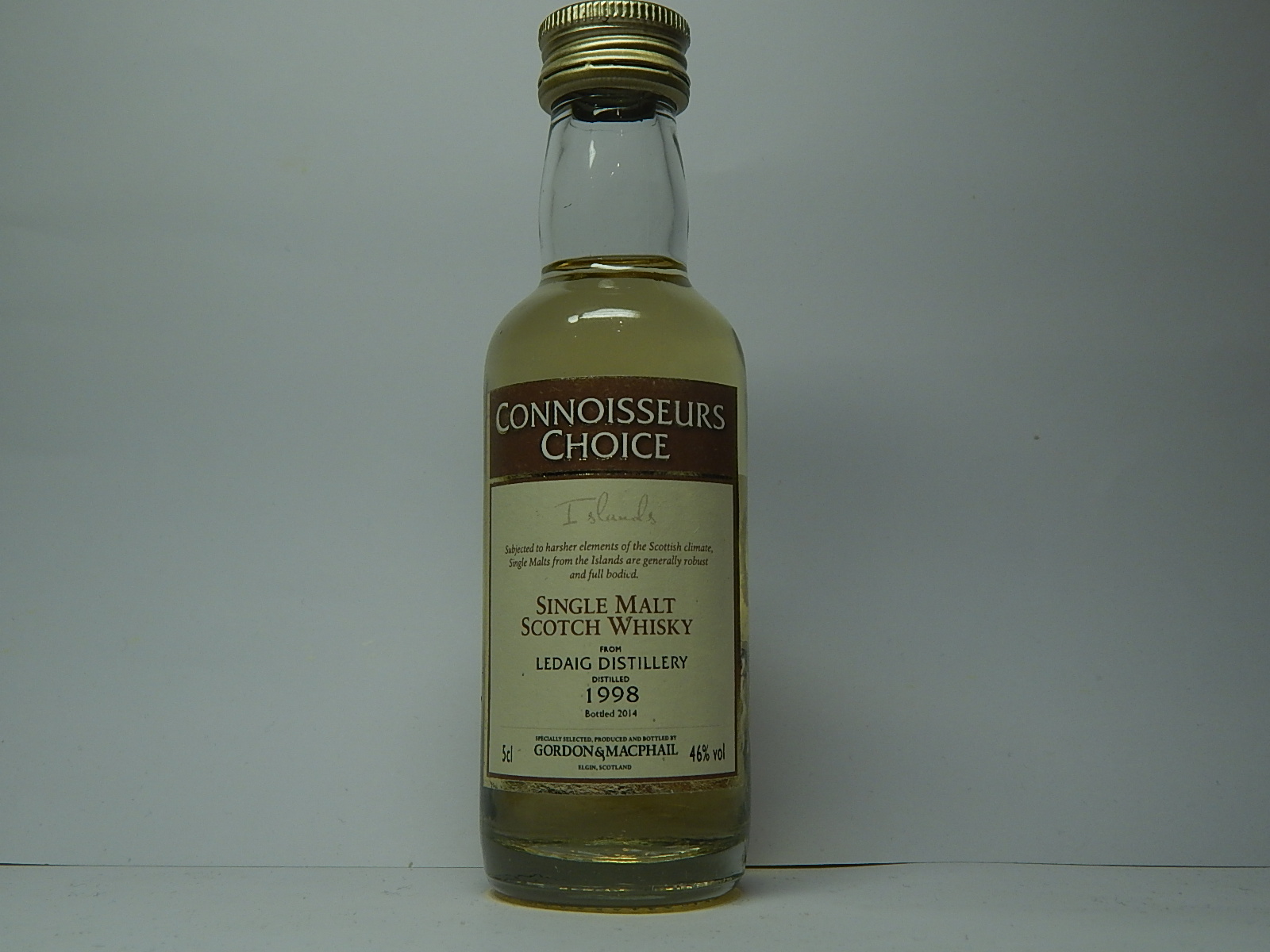 LEDAIG ISMSW 16yo 1998-2014 "Connoisseurs Choice" 5cl 46%vol