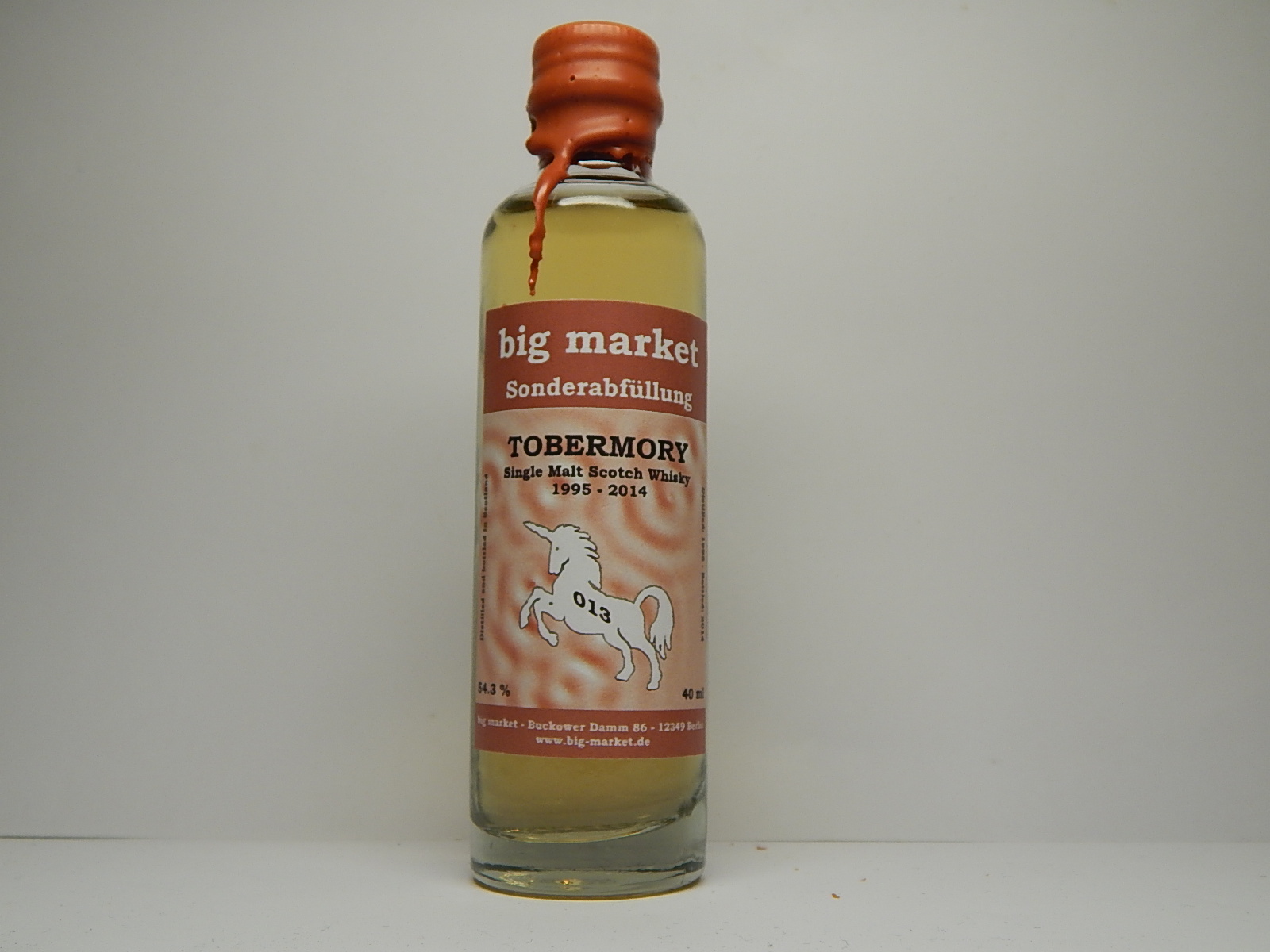 SMSW 19yo 1995-2014 "Big Market" 40ml 54,3%