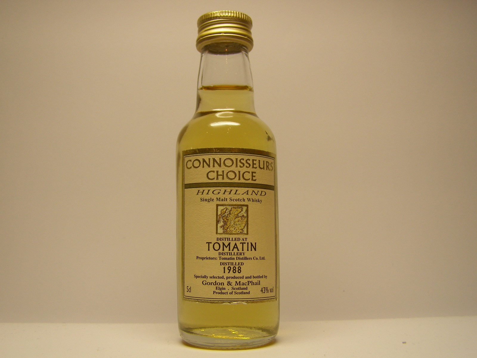 HSMSW 1988 "Connoisseurs Choice" 5cl 43%vol