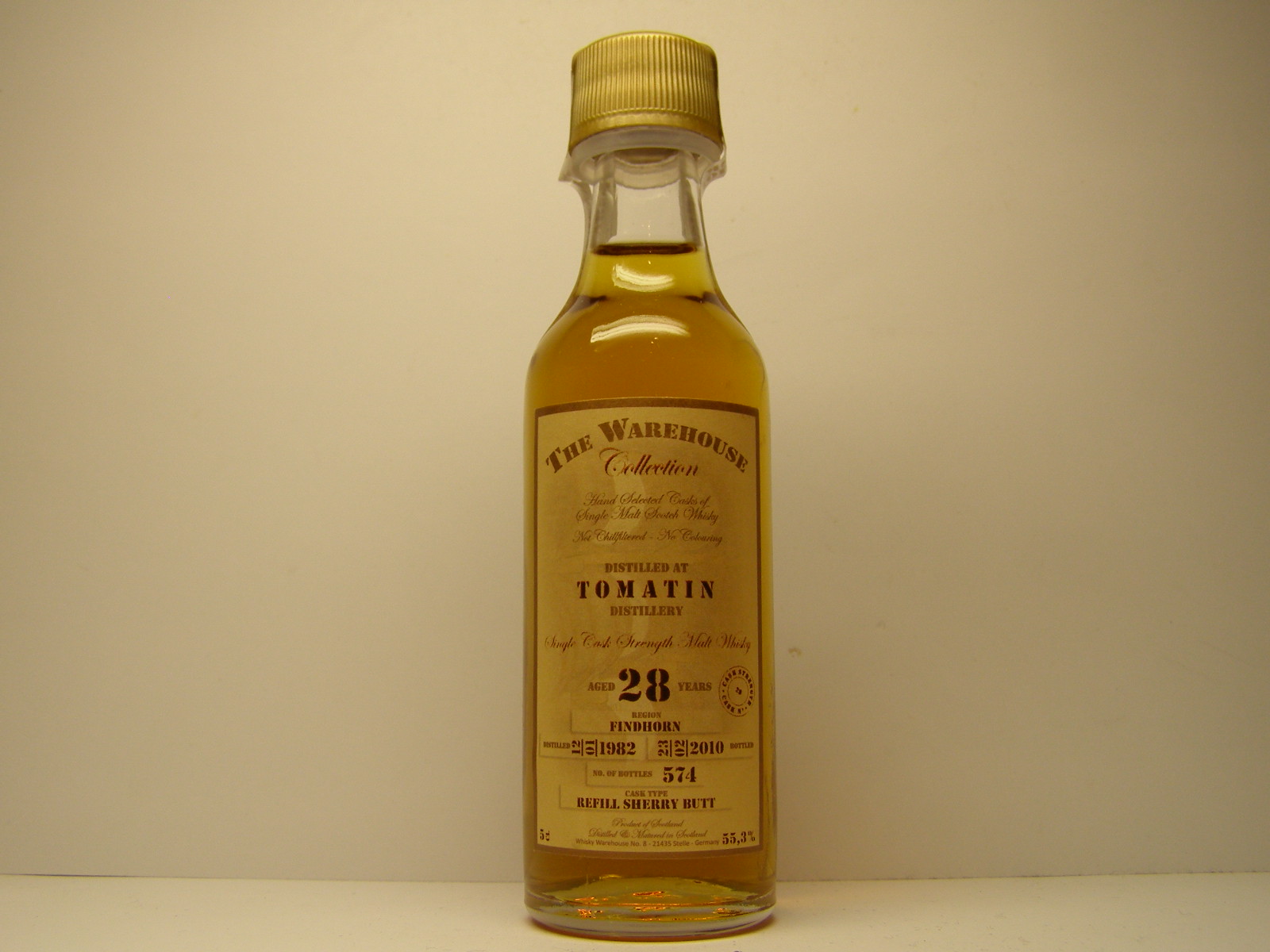 SCSMW 28yo 1982-2010 "The Warehouse Collection" 5cl 55,3%