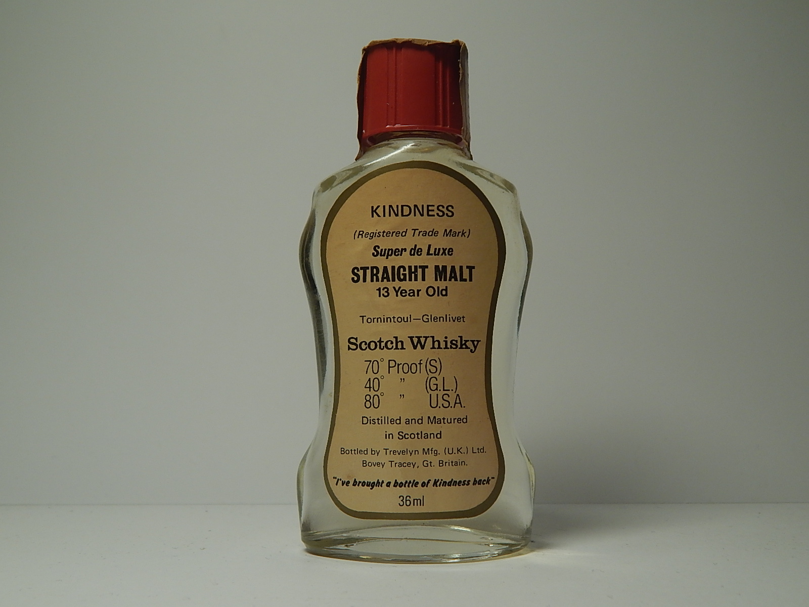 KINDNESS SMSW 13yo 36ml 40´G.L. 70´Proof