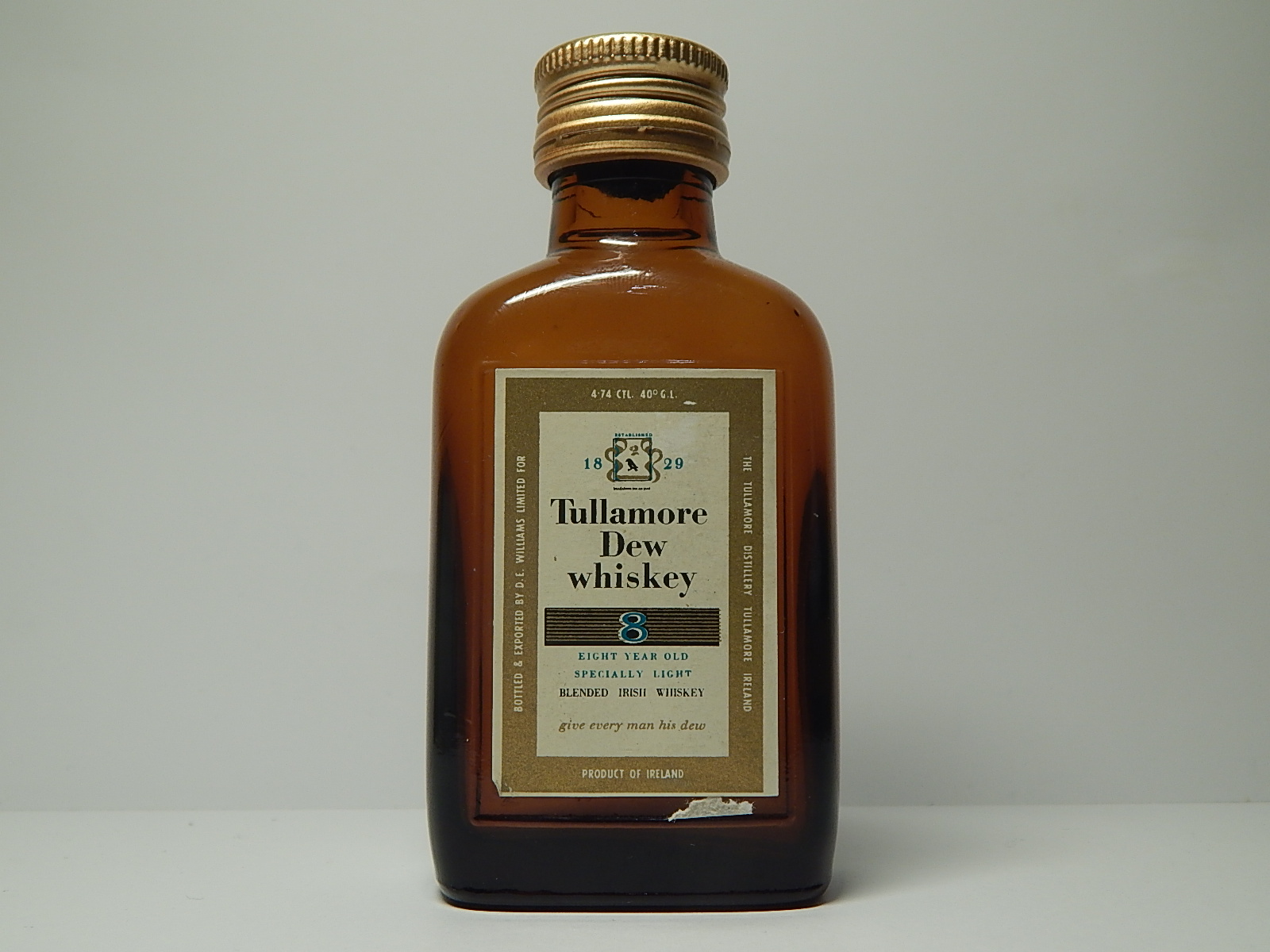 8yo Specially Light Irish Whiskey