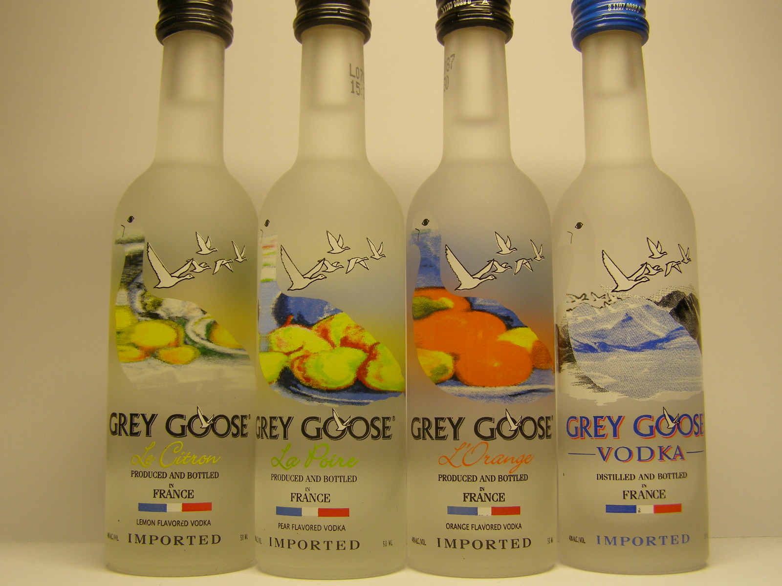 GREY GOOSE Citron - Poire - Orange - Vodka