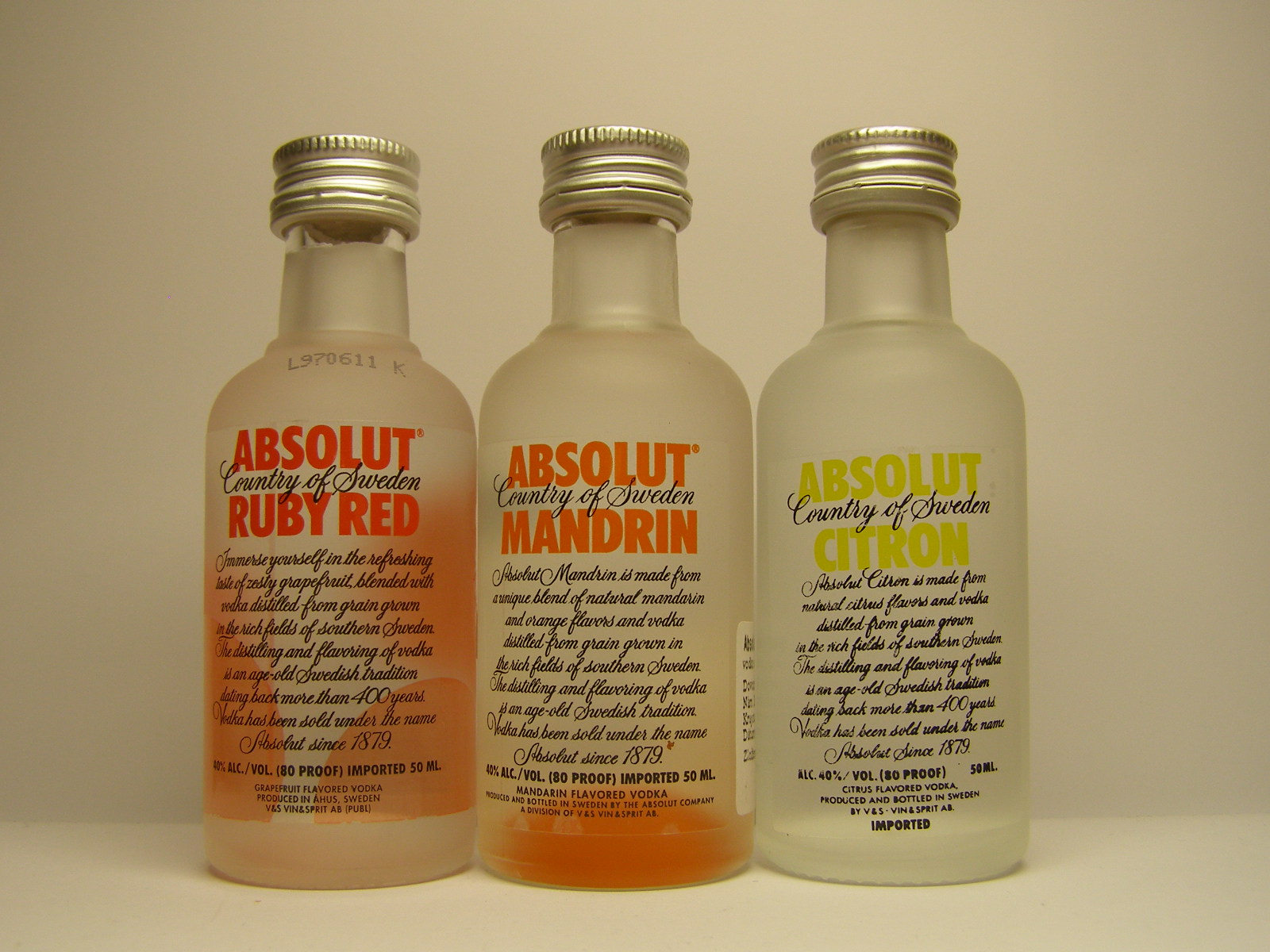 ABSOLUT Ruby Red - Mandrin - Citron